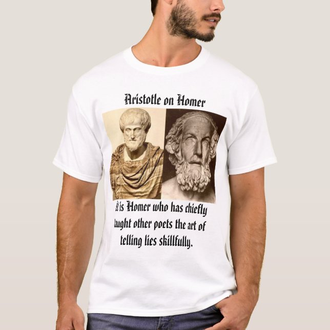 T-shirt aristotle_altemps, homer, Aristote sur Homer, I… (Devant)