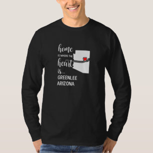 T-shirt Arizona Accueil est où le cœur est Greenlee County