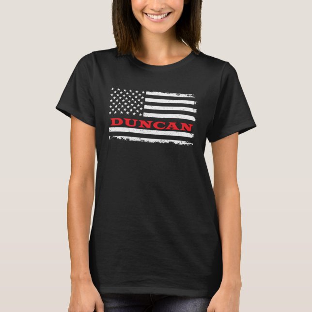 T-shirt Arizona American Flag Duncan USA Patriotic Souveni (Devant)