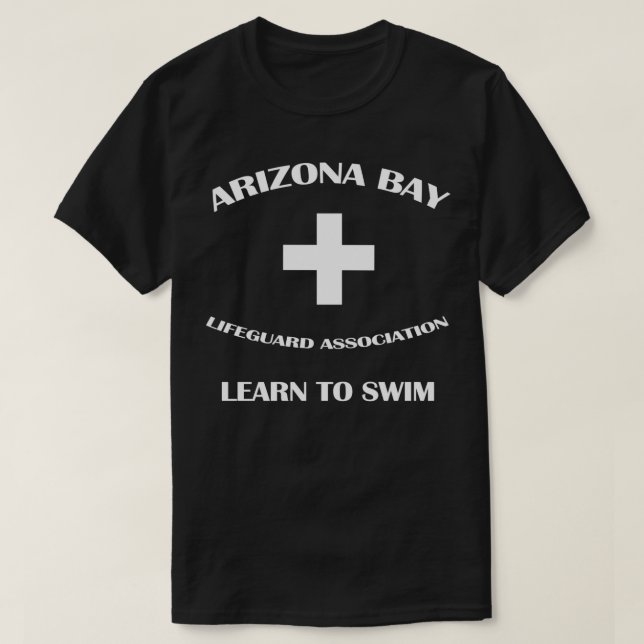 T-SHIRT ARIZONA BAY LIFE GARARD APPRENDRE À NAGER (Design devant)