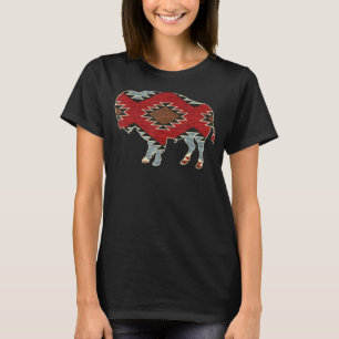 T-shirt Arizona Buffalo Aztec Motif indien du sud-ouest
