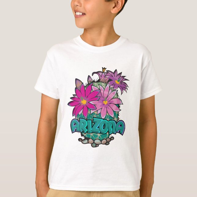 T-shirt Arizona Cactus Blooms (Devant)