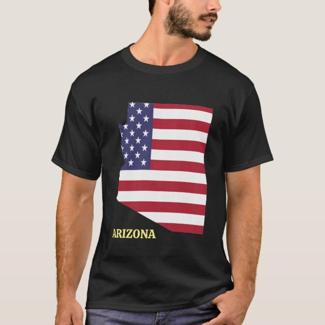T-shirt Arizona Family Reunion 🌟 USA FLAG (Devant)
