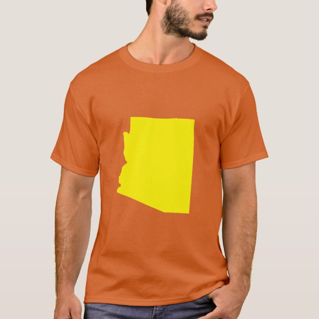 T-shirt Arizona jaune (Devant)