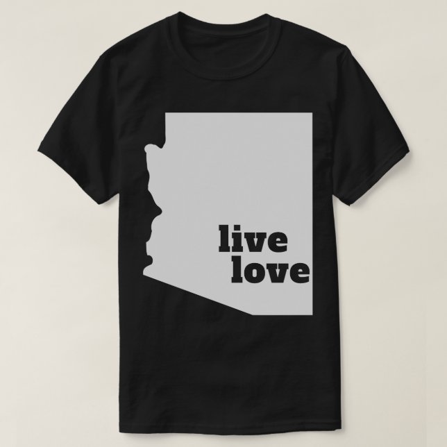 T-shirt Arizona Live Love Arizona (Design devant)