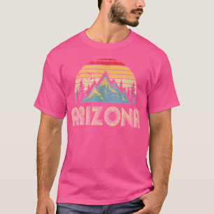 T-shirt Arizona Retro Montagnes Vintages Nature Randonnée
