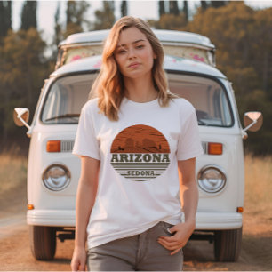 T-shirt Arizona Sedona paysage vintage az retro