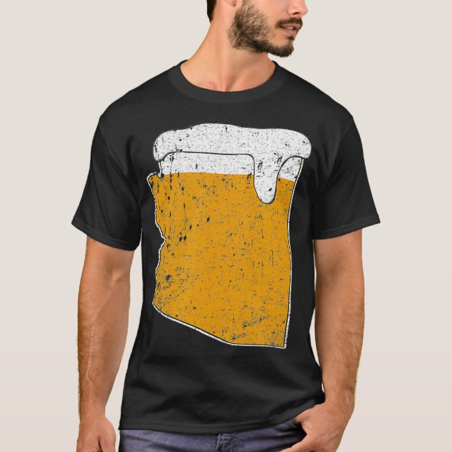 T-shirt Arizona State Beer Ale détendu (Devant)