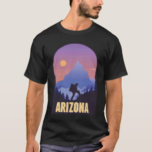 T-shirt Arizona State USA Randonnée Voyage Souvenir