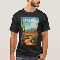 Arizona Travel Art Vintage