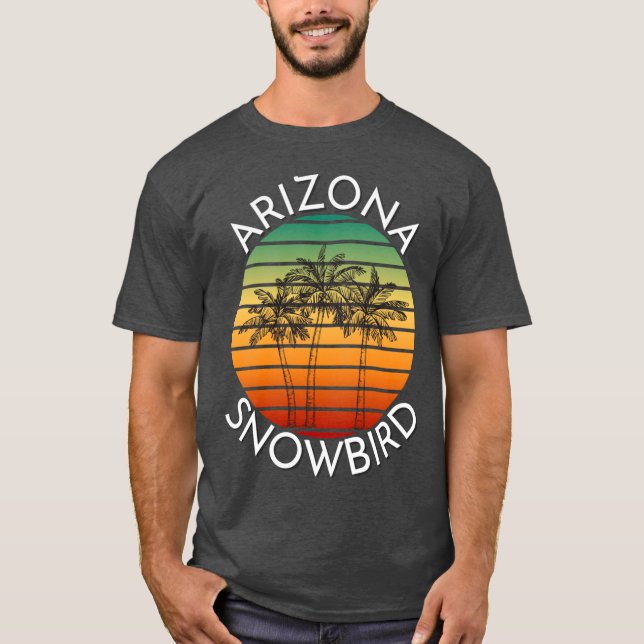 T-shirt Arizona Winter Snowbird (Devant)