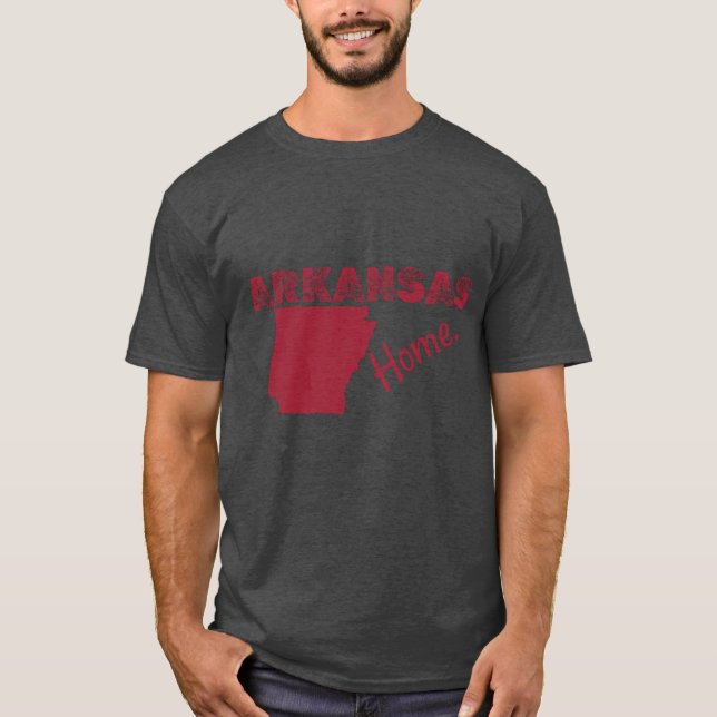 T-shirt Arkansas Accueil Vintage (Devant)