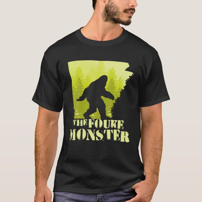 T-shirt Arkansas Fouke Monster Sasquatch T T T (Devant)