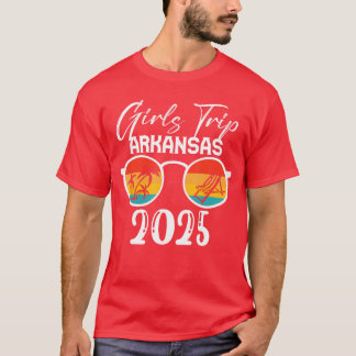 T-shirt Arkansas Girls Trip 2025 Cute Beach Vacatio été