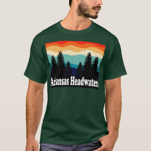 T-shirt Arkansas Headwaters Colorado Retro