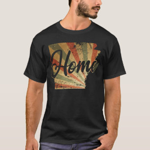 T-shirt Arkansas Home Map Outline USA Amérique
