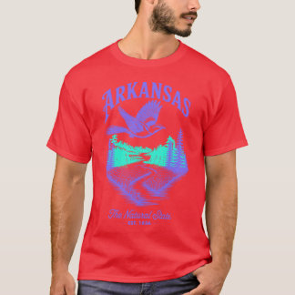 T-shirt Arkansas L'État Naturel Est 1836