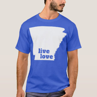 T-shirt Arkansas Live Love Arkansas