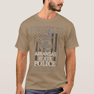T-shirt Arkansas Police d'État Soutien Arkansas Troupe d'É