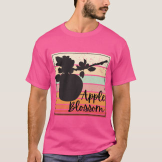 T-shirt Arkansas State Apple Blossom Flower Rainbow Sticke
