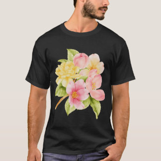 T-shirt Arkansas State Apple Blossom Flower Watercolor Sti