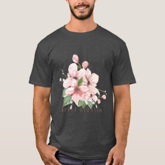 T-shirt Arkansas State Apple Blossom Flower Watercolor Sti