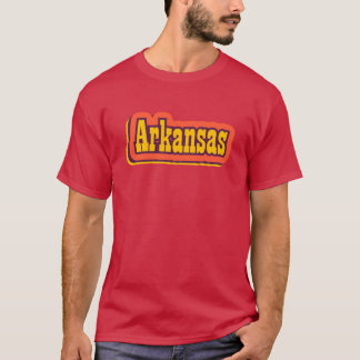 T-shirt Arkansas State of America Retro Typography Oversiz