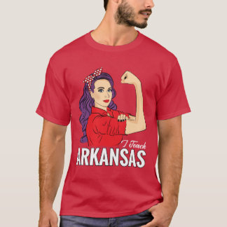T-shirt Arkansas State Teacher Red For Ed Redfored I Teach