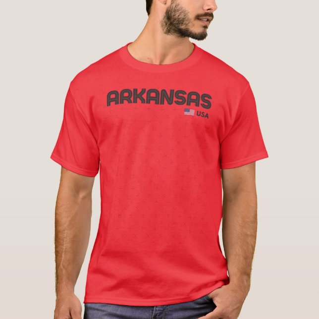 T-shirt Arkansas USA (Devant)