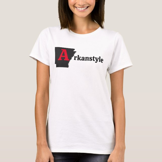 T-shirt Arkanstyle Avec Rouge (Devant)