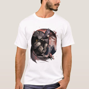 T-shirt Arkham City Batman Moon