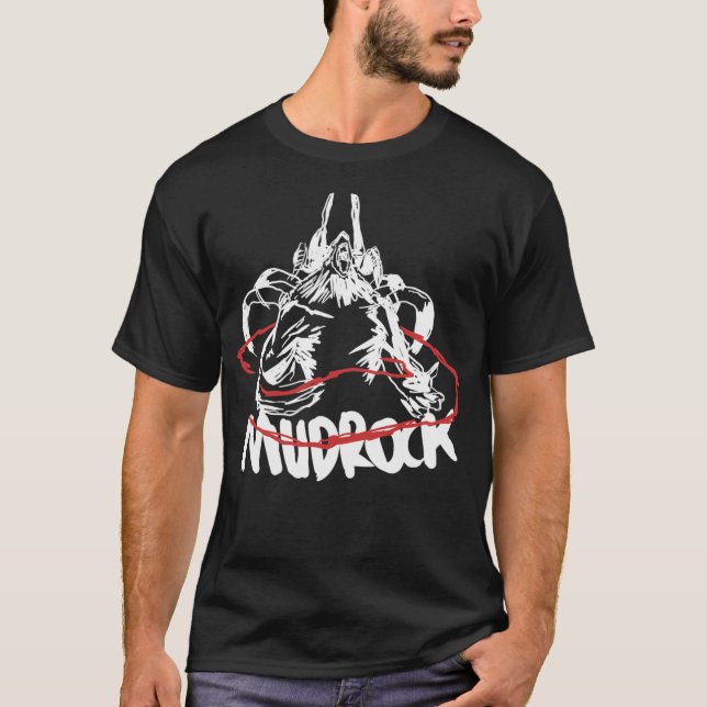 T-shirt Arknights Mudrock Power Black (Devant)