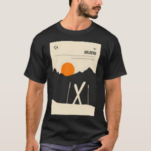 T-shirt Arlberg Autriche Tyrol Tirol Ski Snowboard Voyage 