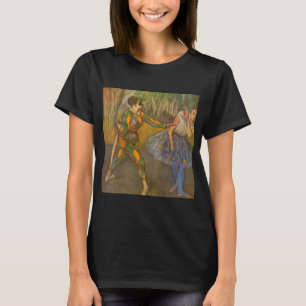 T-shirt Arlequin et Columbine par Edgar Degas Art Vintage
