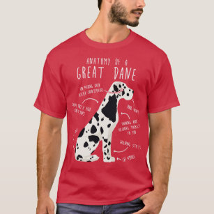 T-shirt Arlequin grand chien Danse Anatomie