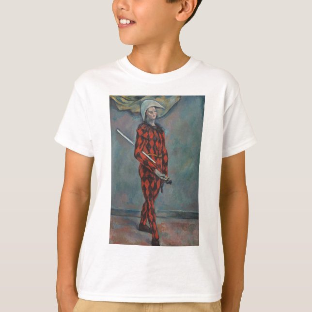 T-shirt Arlequin (Joker) (par Paul Cézanne) (Devant)
