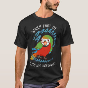 T-shirt Arlequin Macaw Parrot Aaaa
