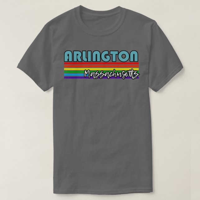 T-shirt Arlington Massachusetts Pride Arlington LGBT Cadea (Design devant)