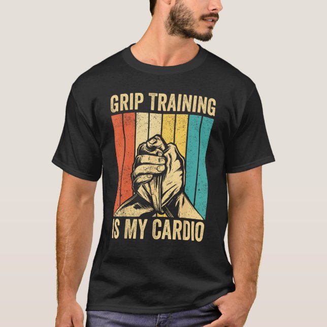 T-shirt Arm Wrestling Arm Wrestler Grip Training Is My Car (Devant)