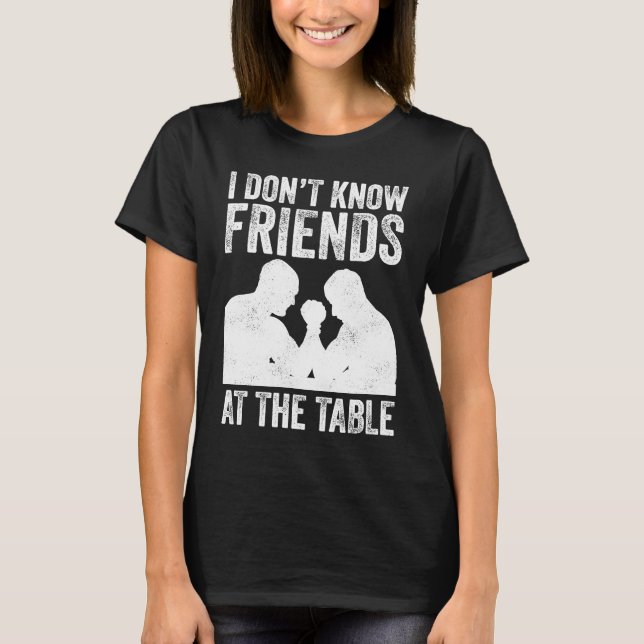 T-shirt Arm Wrestling For Arm Wrestler Wrestling Athlete C (Devant)