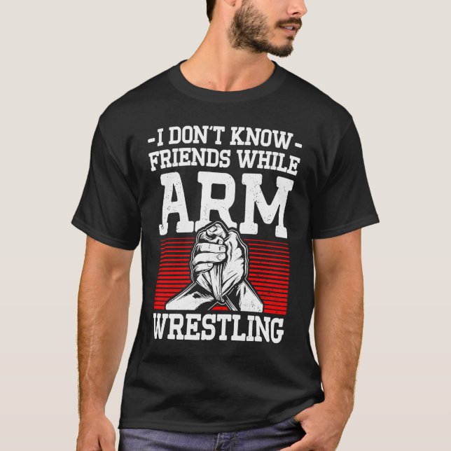 T-shirt Arm Wrestling For Arm Wrestler Wrestling Athlete C (Devant)