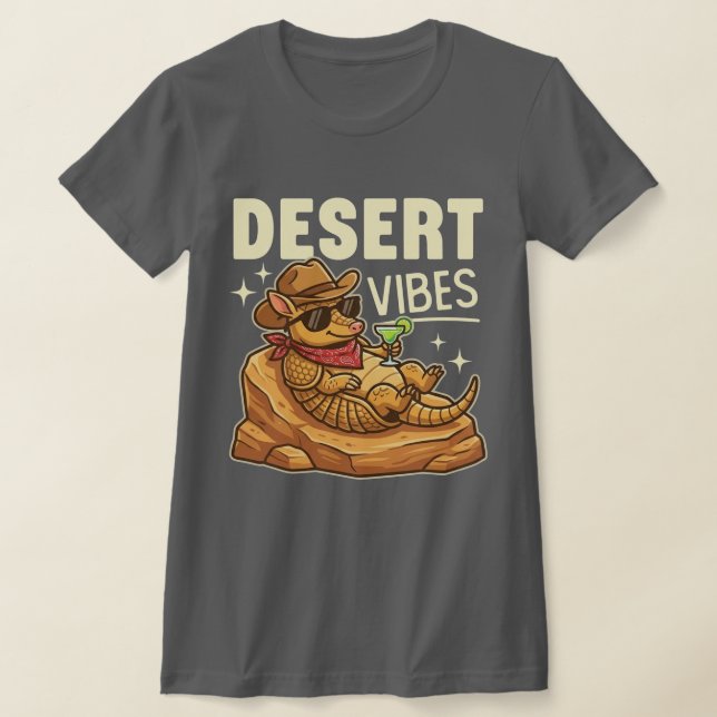 T-shirt Armachillo Funny Armadillo Chill Desert Vibes  (Poser)