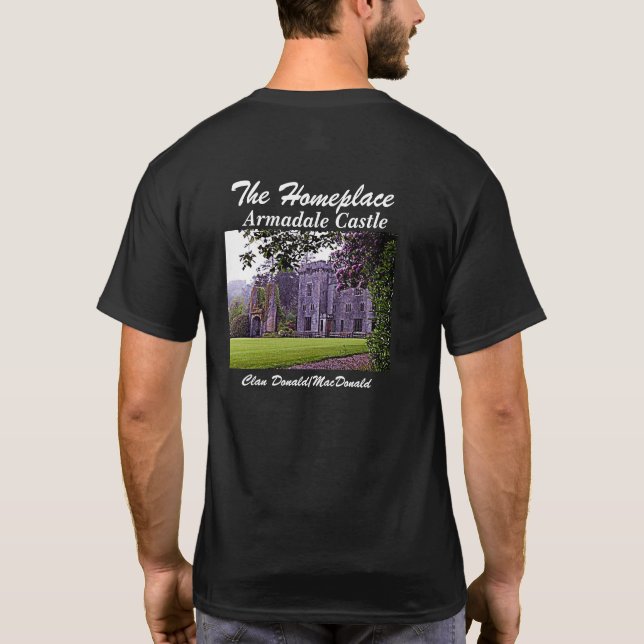 T-shirt Armadale Castle - Scottish Donald/MacDonald Clan (Dos)