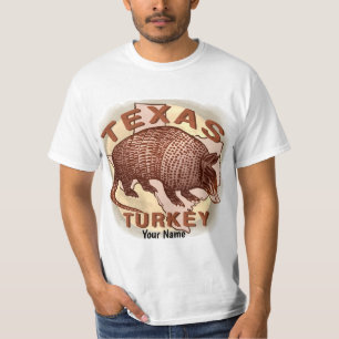 T-shirt Armadillo de Turquie du Texas