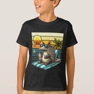 T-shirt Armadillo Et Soleil Vintage 80s Retro Vacatio Été