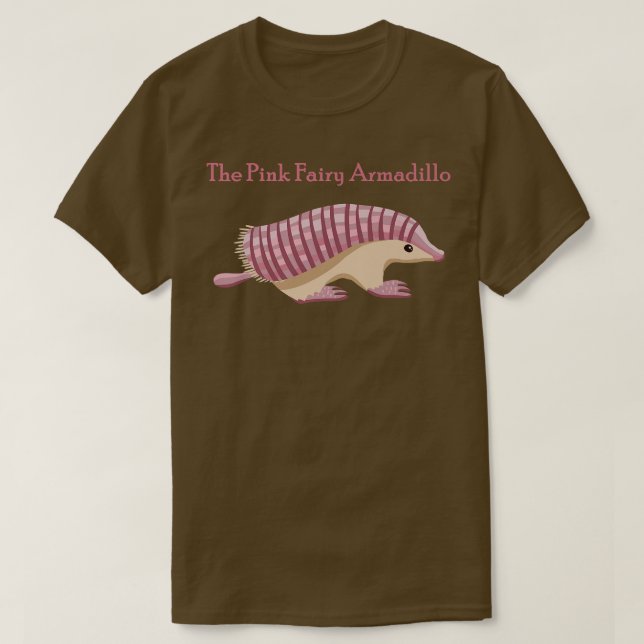 T-shirt Armadillo Fée Rose (Design devant)