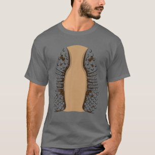 T-shirt Armadillo Halloween Costume tenue drôle Corps Anim