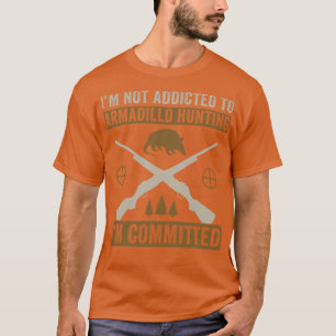 T-shirt Armadillo Hunter Amusant Commis à la Chasse à l'Ar
