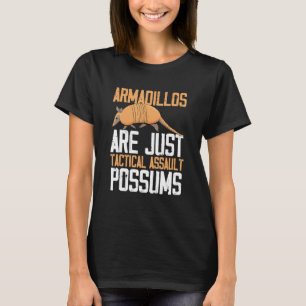 T-shirt Armadillo Lover Possum géant Armadillo propriétair