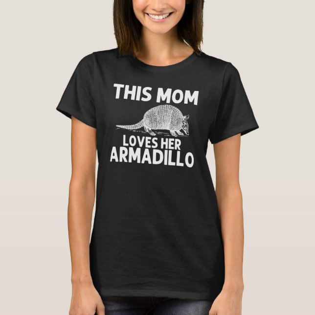 T-shirt Armadillo Maman Femmes Armadillo Cute Animal (Devant)